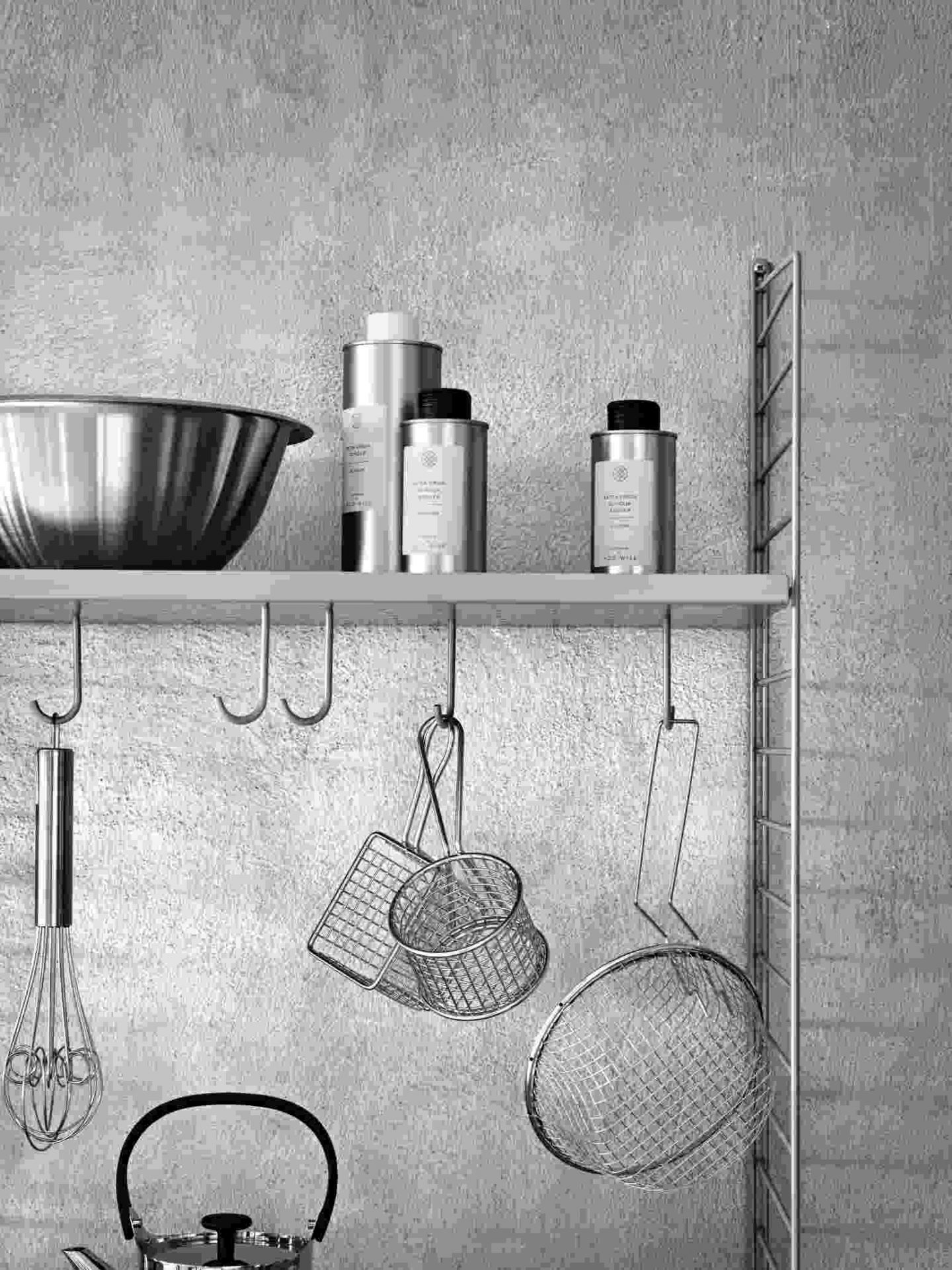 String  Kitchen Wall Shelf System A String Furniture