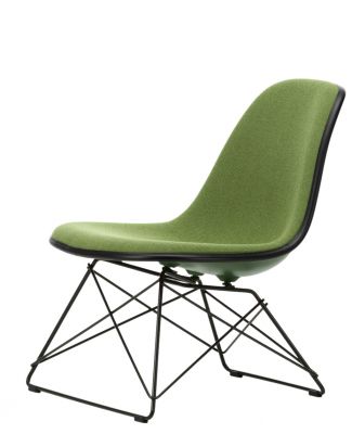 Eames Plastic Side Chair LSR Chair Fully upholstered Vitra