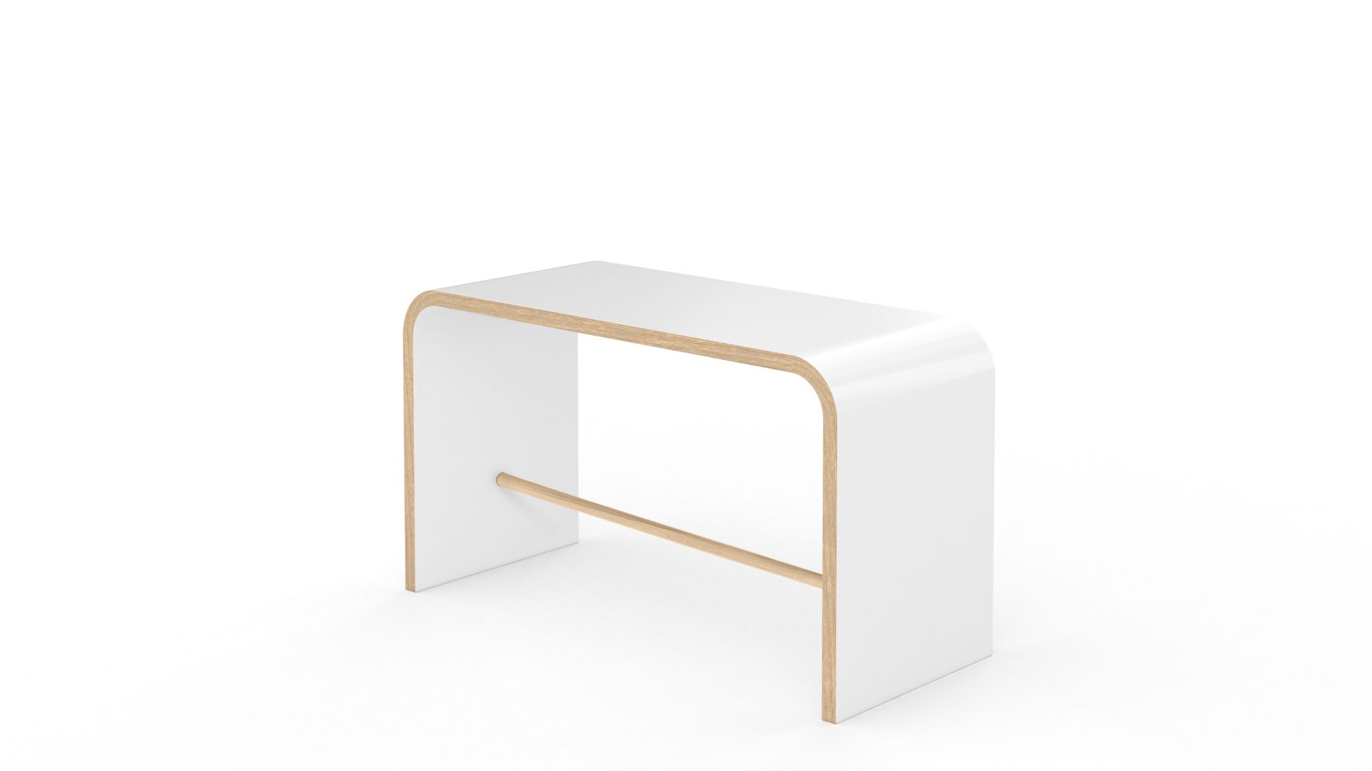 Sit stool white Tojo