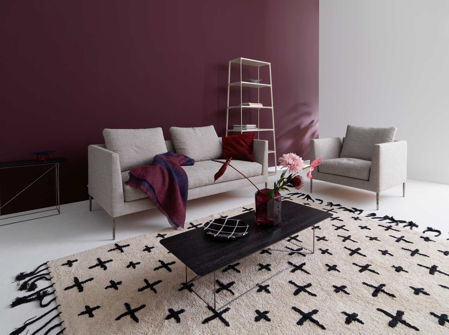 Pilotis Sofa without back cushions Cor