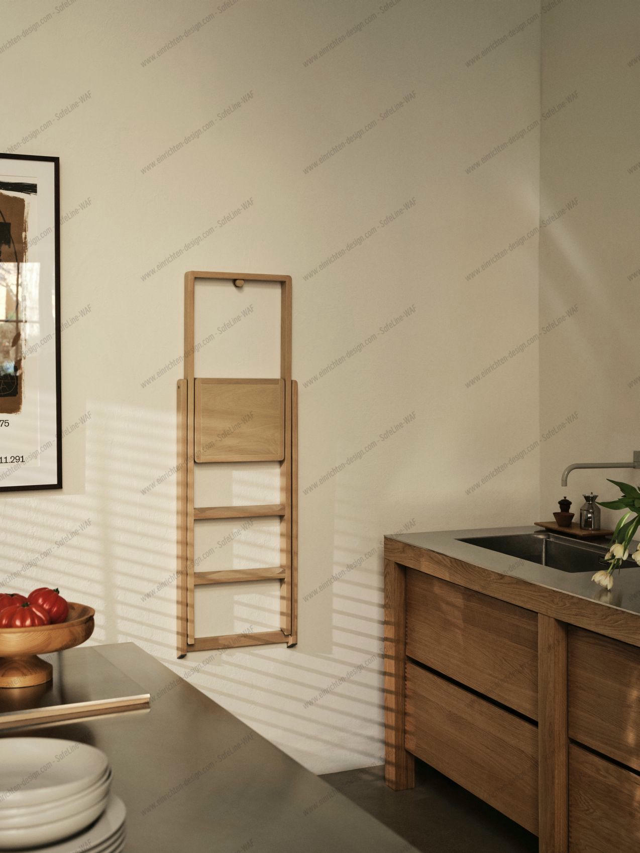 Step Ladder Light Oak Design House Stockholm