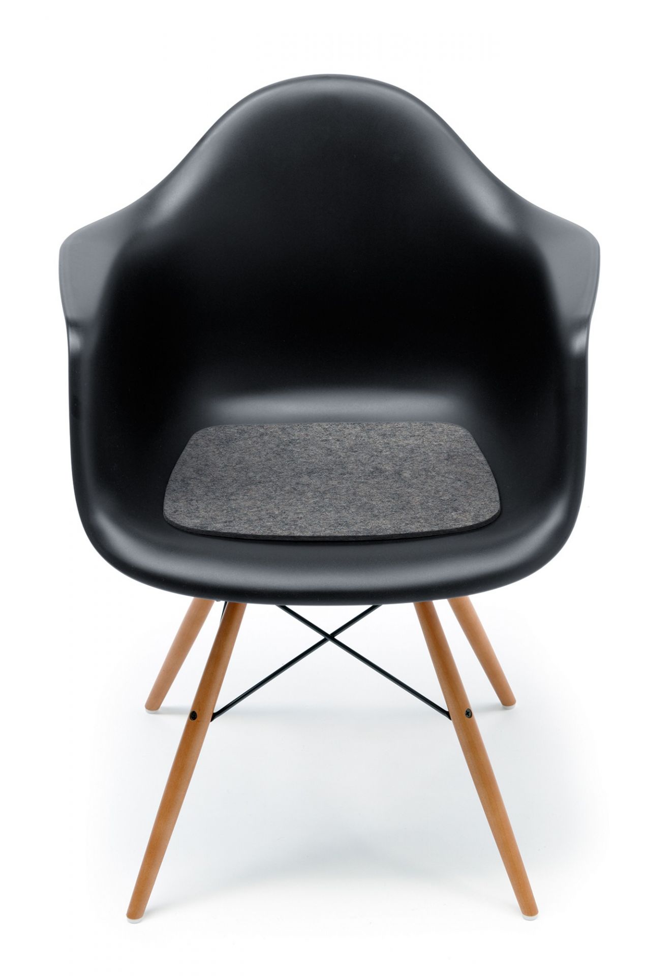 Seat pad-Felt pad Eames Plastic Arm Chairs DAR / RAR / DAW / DAX  Graphit Hey Sign SINGLE PIECES