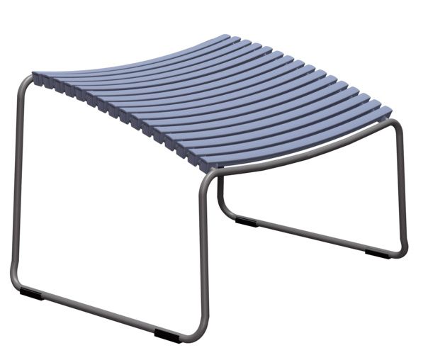 Click Footrest Footstool Outdoor PIGEON BLUE Houe SINGLE PIECES