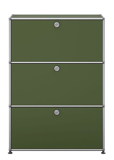 USM Haller Highboard G1 with 3 doors – Olive Green