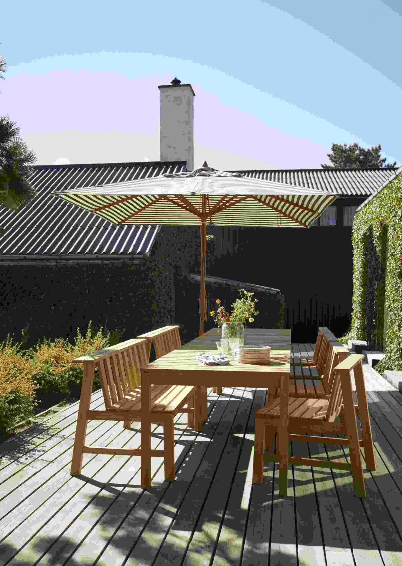 Messina Parasol Skagerak by Fritz Hansen Ø 210 cm / Off white