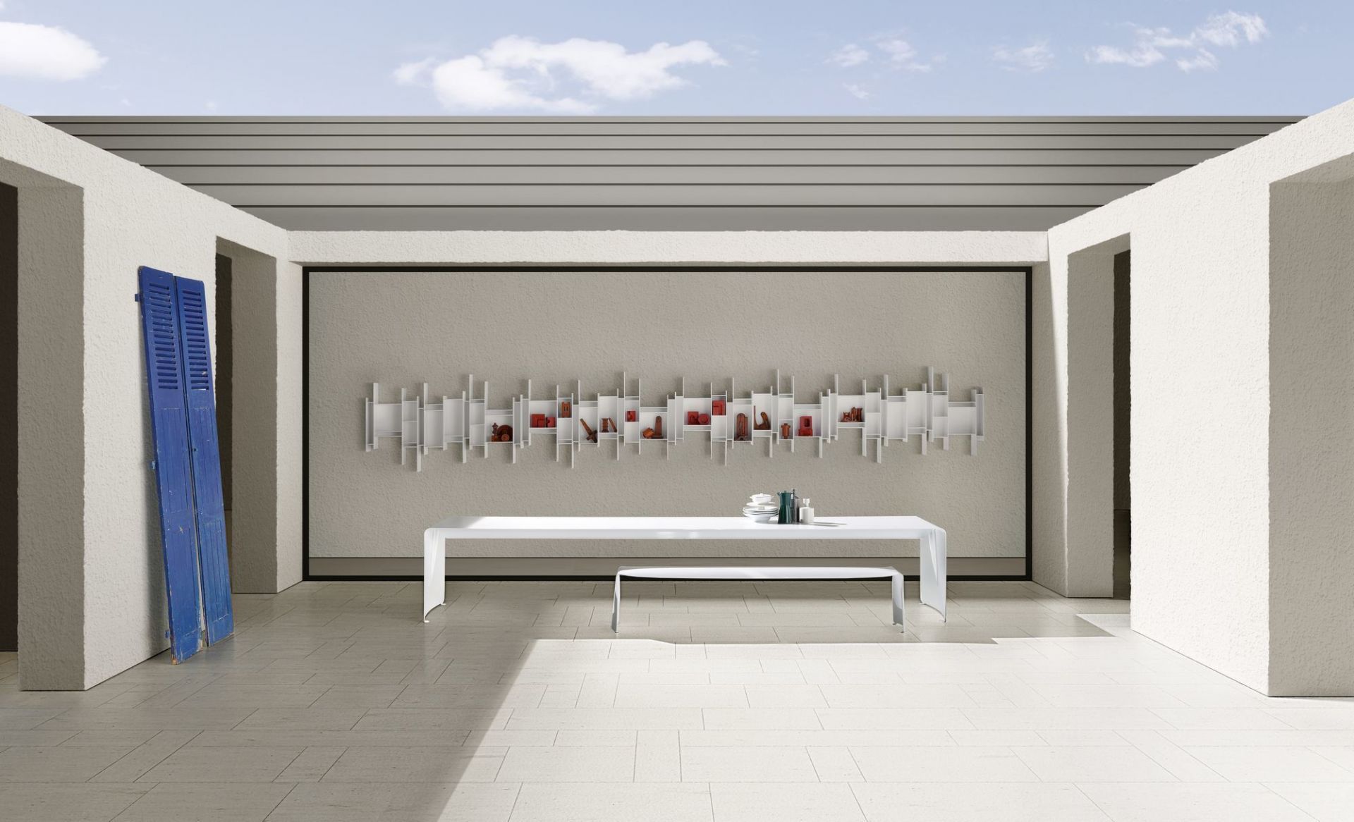 Randomito shelf system white MDF Italia