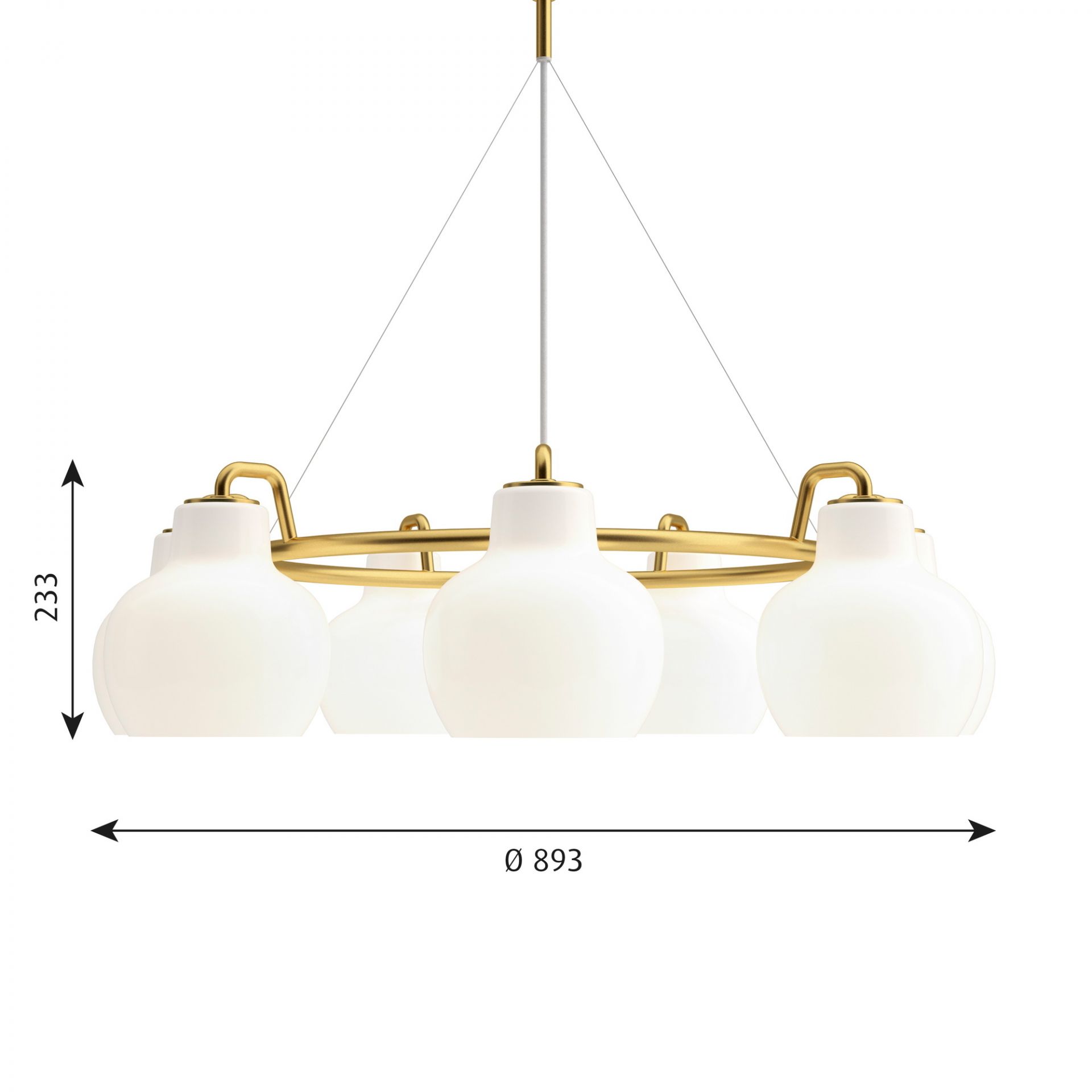 VL Ring Crown 7 pendant light Louis Poulsen