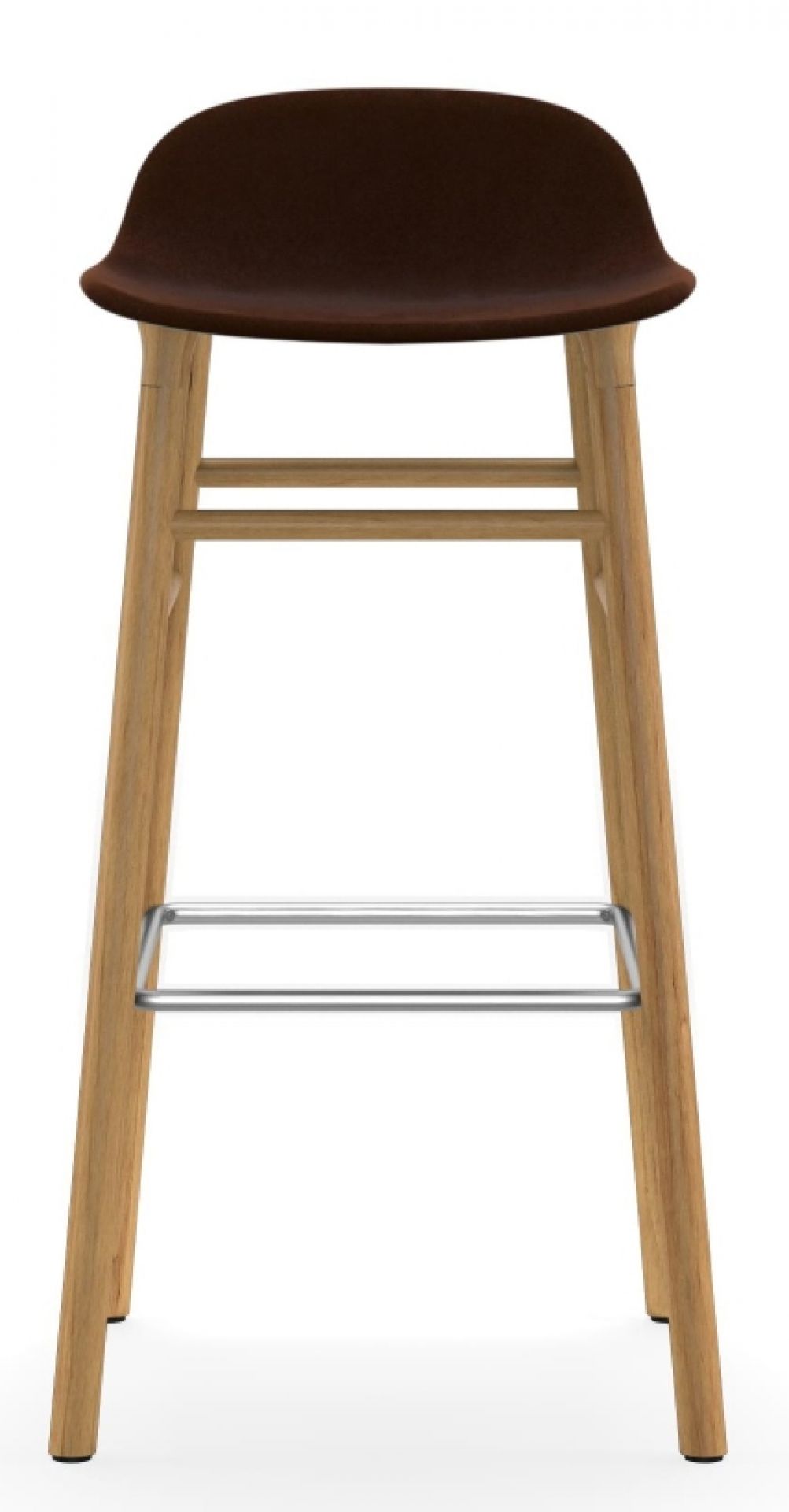 Form Barstool  H 75 cm Oak Upholstered Normann Copenhagen