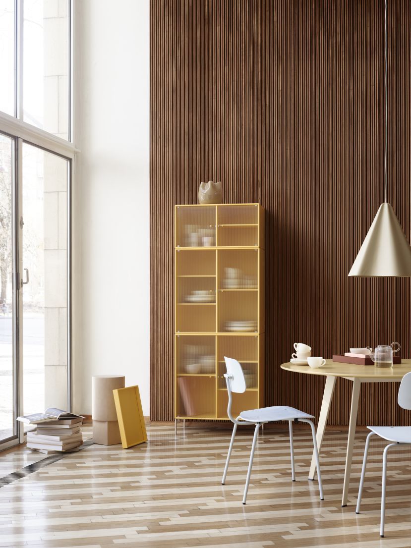Kevi E2060 Chair Oak - Chrome Montana QUICK SHIP