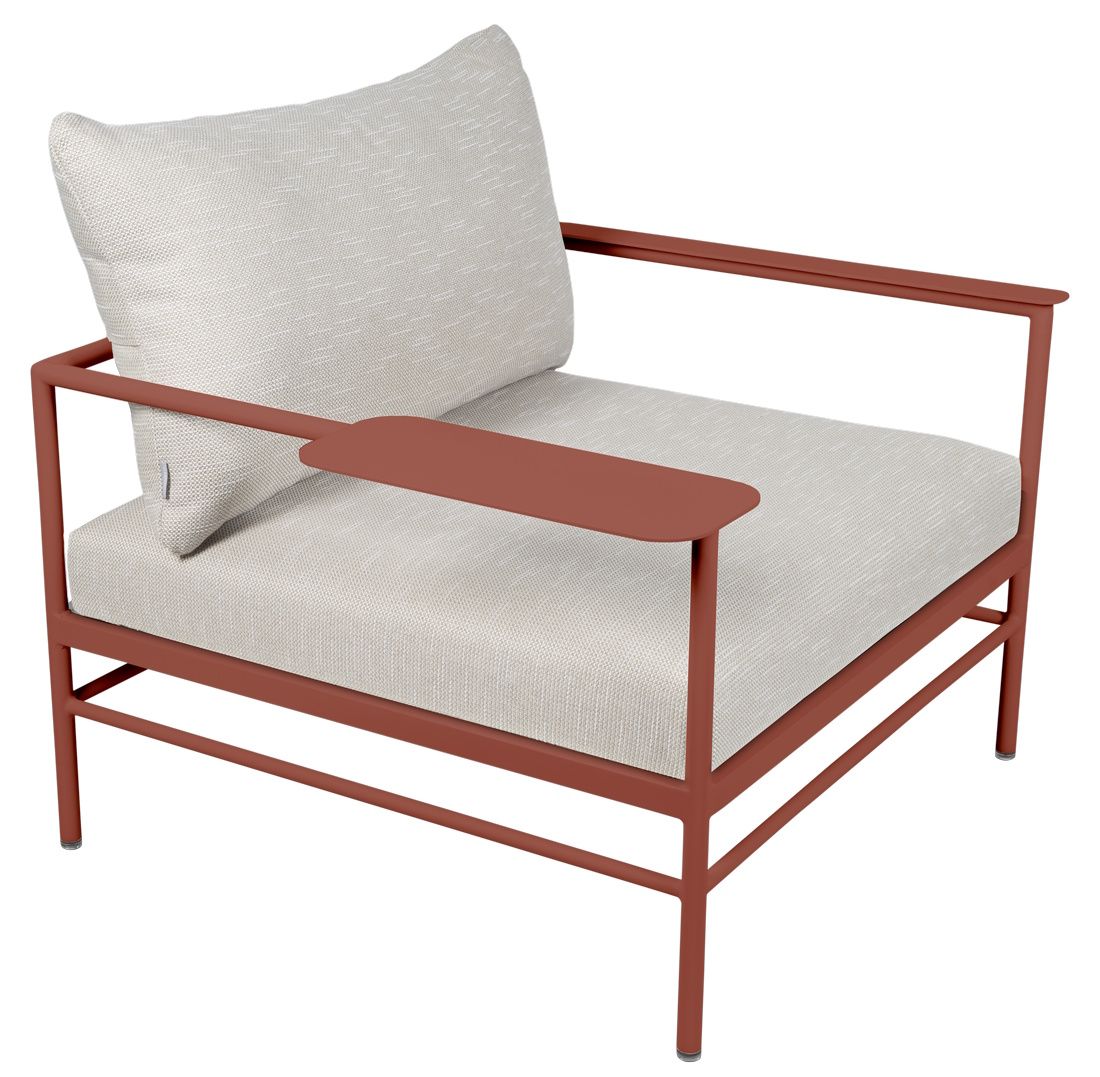 Rivage lounge chair with armrests Outdoor Fermob