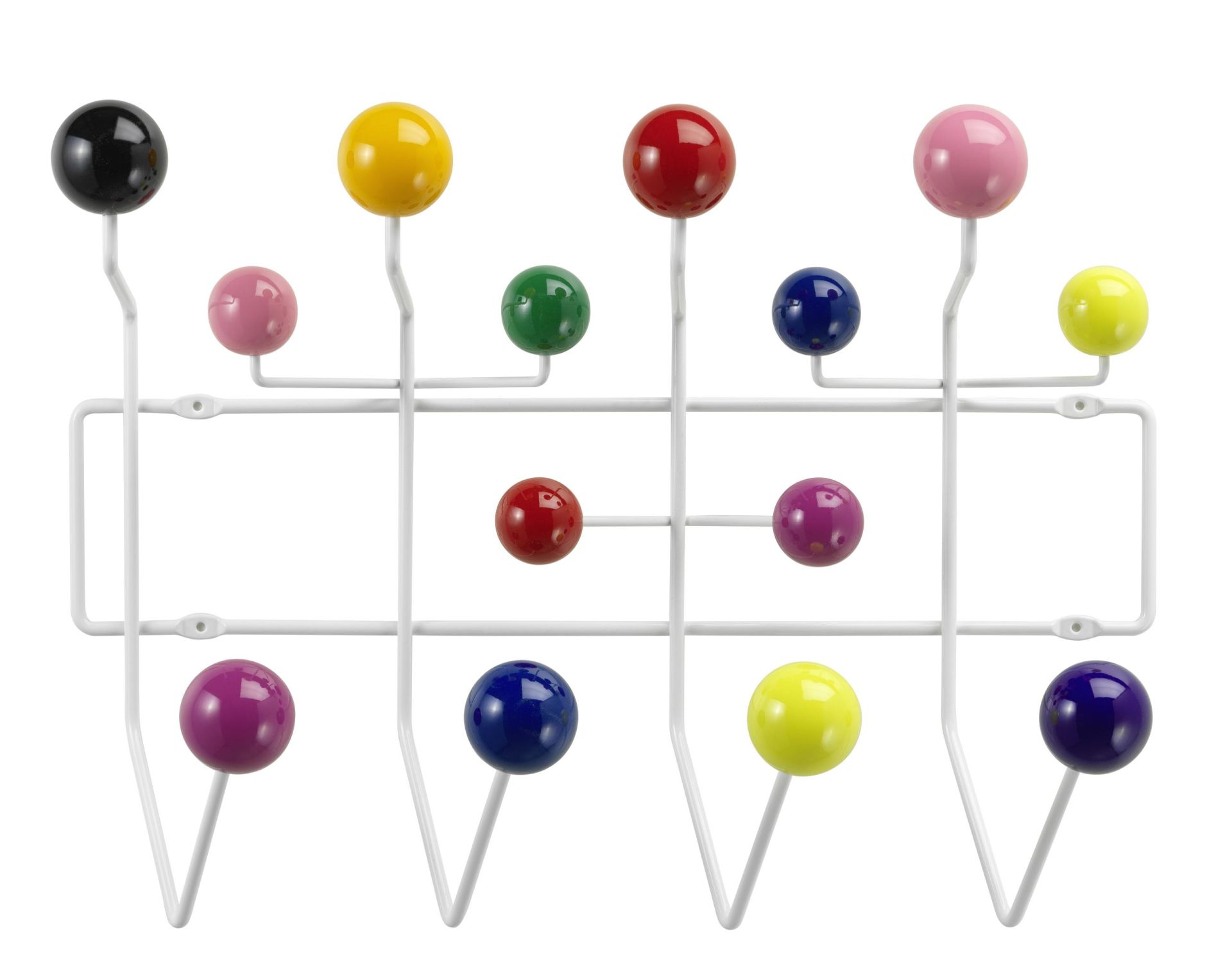 Eames Hang it all coat rack multicoloured Vitra 