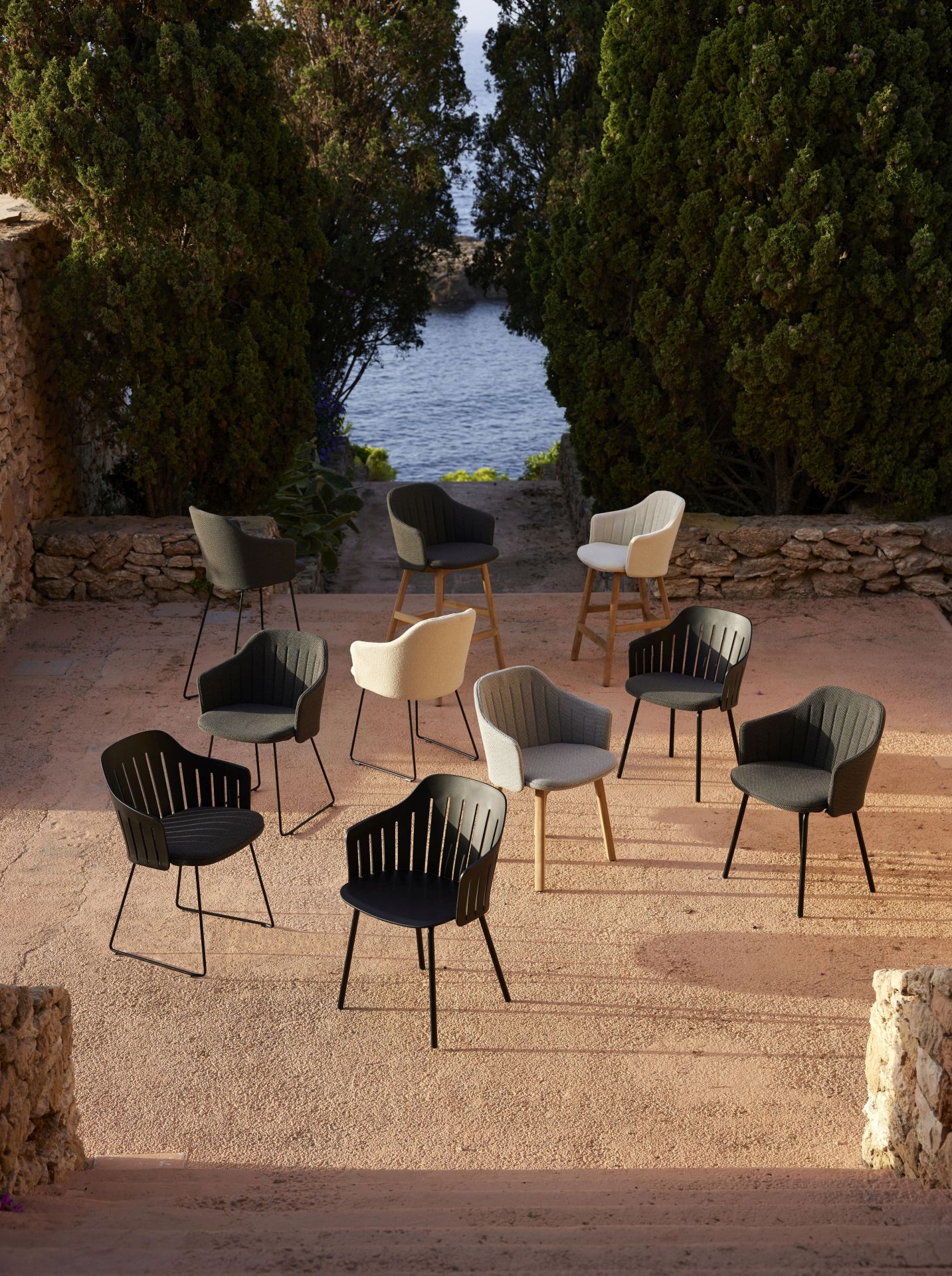 Choice Outdoor Chair Steel Frame 4 Legs Cane-Line 