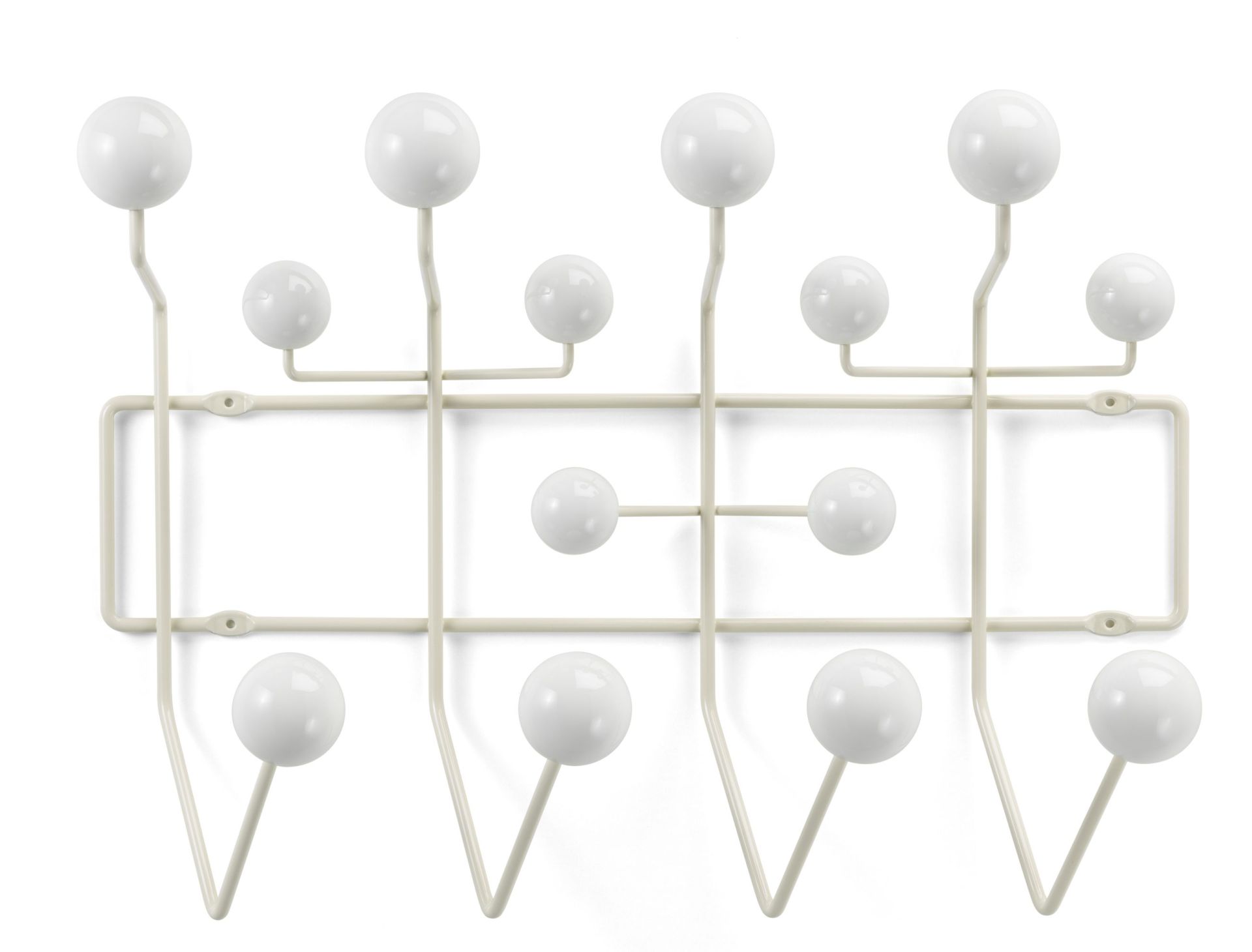 Eames Hang it all coat rack warm white Vitra 