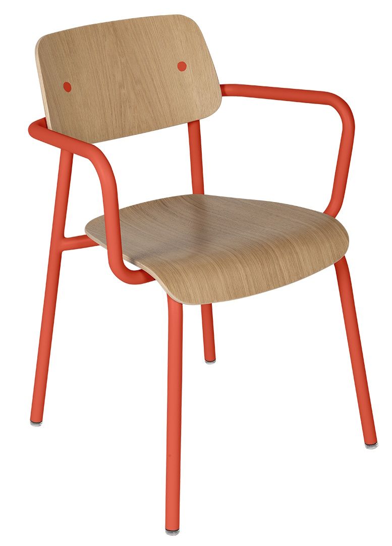 Study Bridge oak armchair Outdoor Fermob