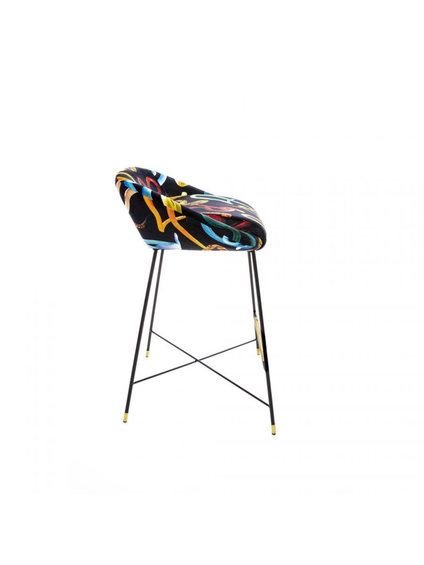 Toiletpaper high stool Snakes Seletti
