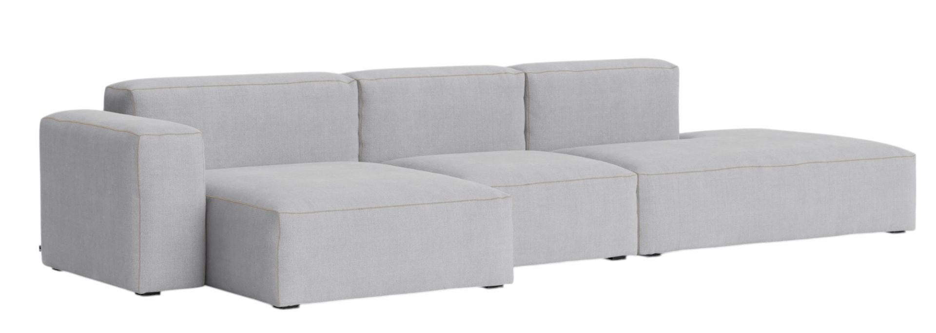 Mags Soft Sofa 3-seater Combination 4 Low Armrest Armrest left Hay