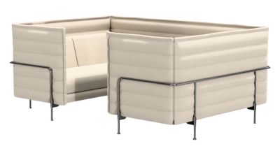 Alcove Cabin 2-seater lowback sofa Vitra