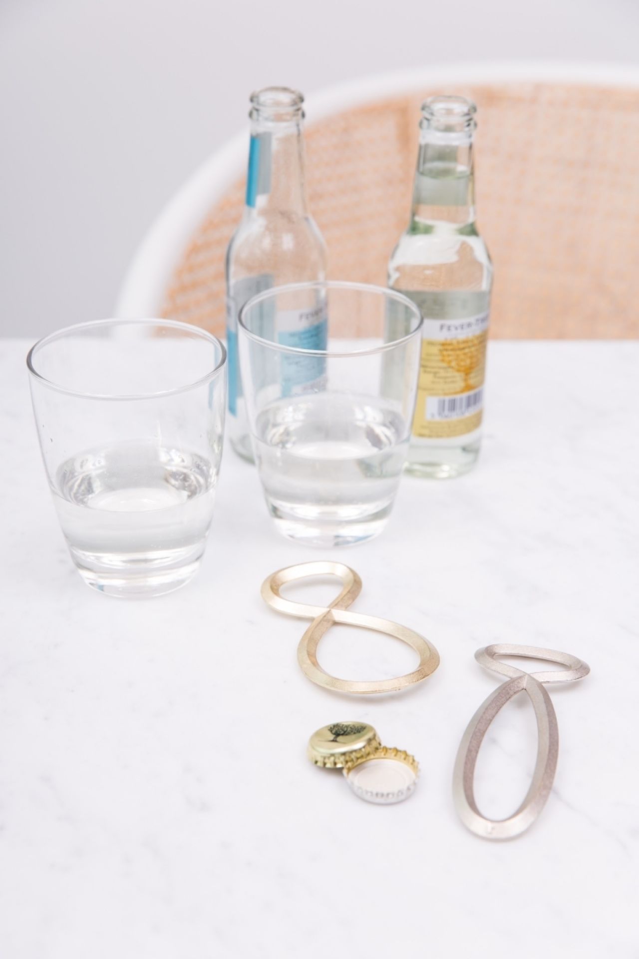Poesie et Table Bottle Opener Bottle Friend silver Wheels