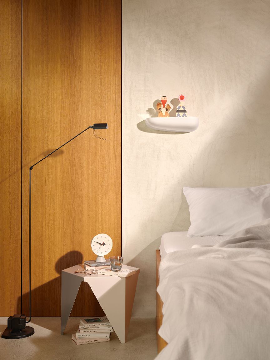 Prismatic Table side table, geometric design, Vitra