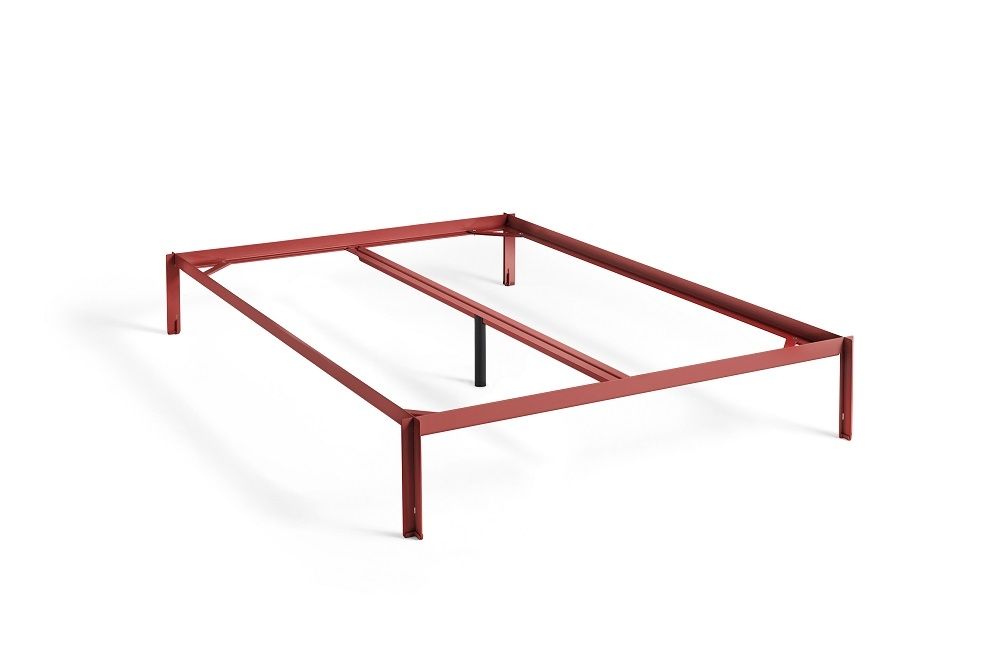 Connect Bed Hay Wx140 cm Maroon red