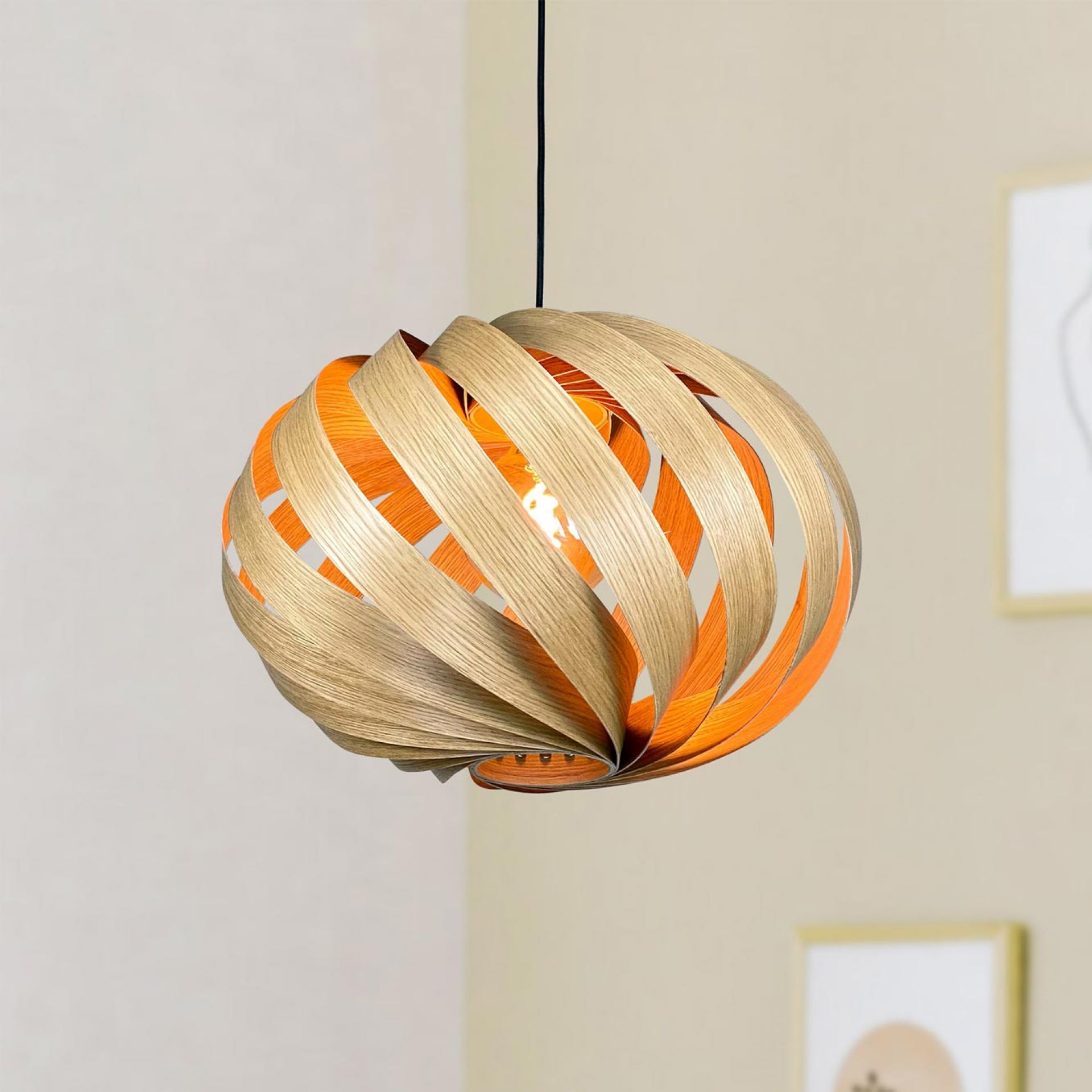Serentia Pendant lamp Oak Ø55 cm Gofurnit