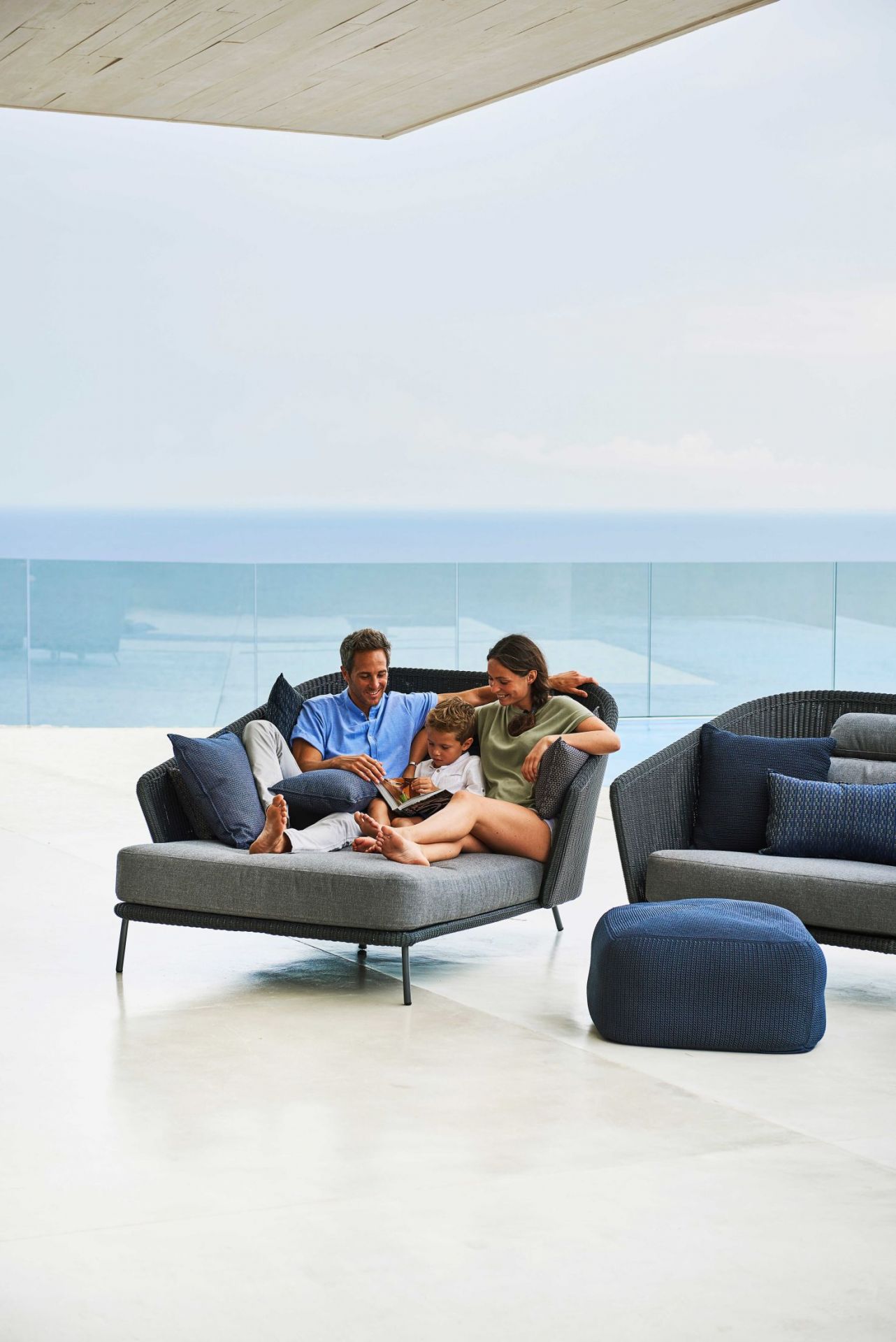 Mega Outdoor Daybed Backrest right Cane-Line