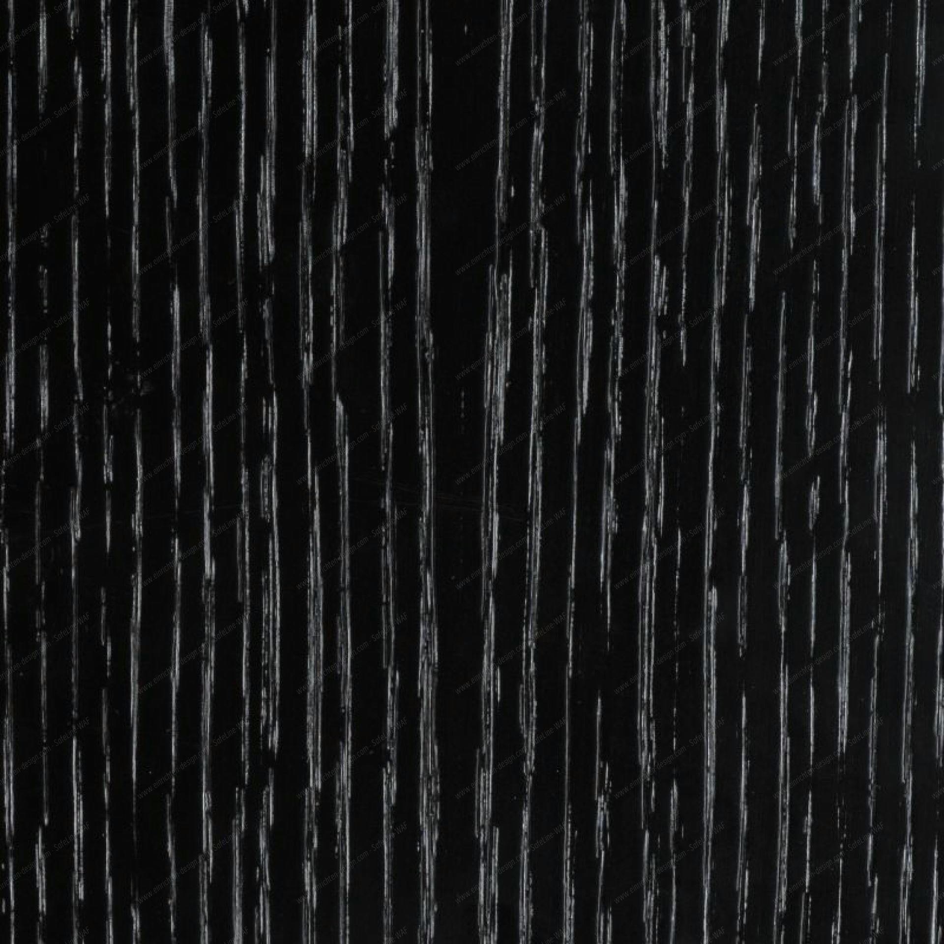 Portao stool Favius Oak stained black