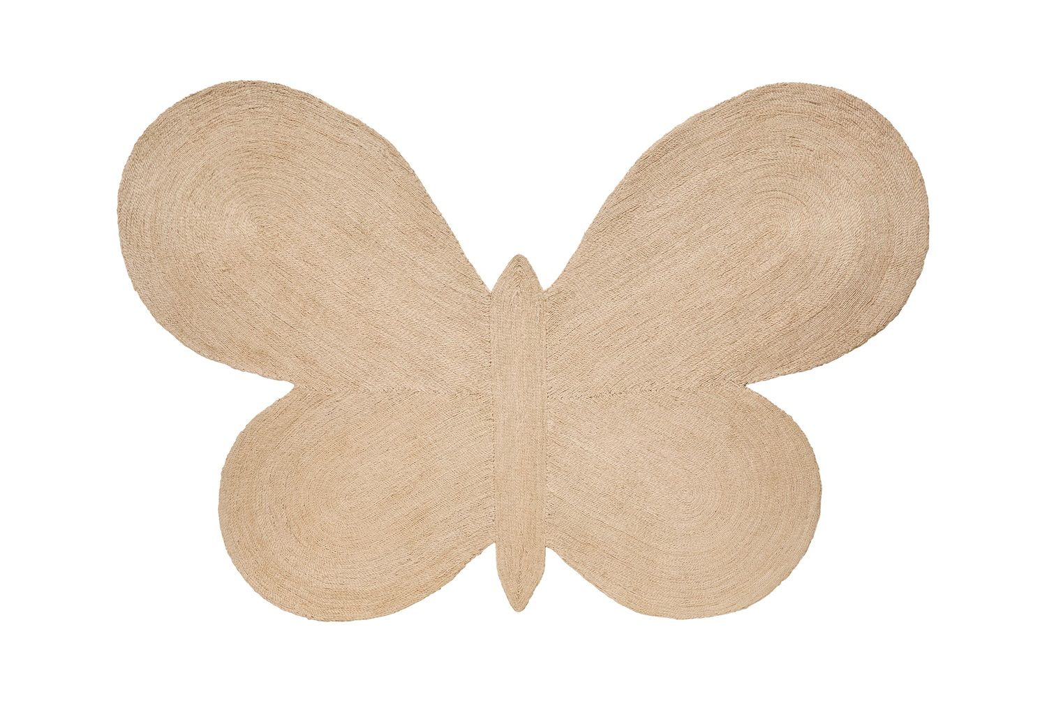 Lucia Eames Butterfly Jute Carpet 132x90 cm Nanimarquina