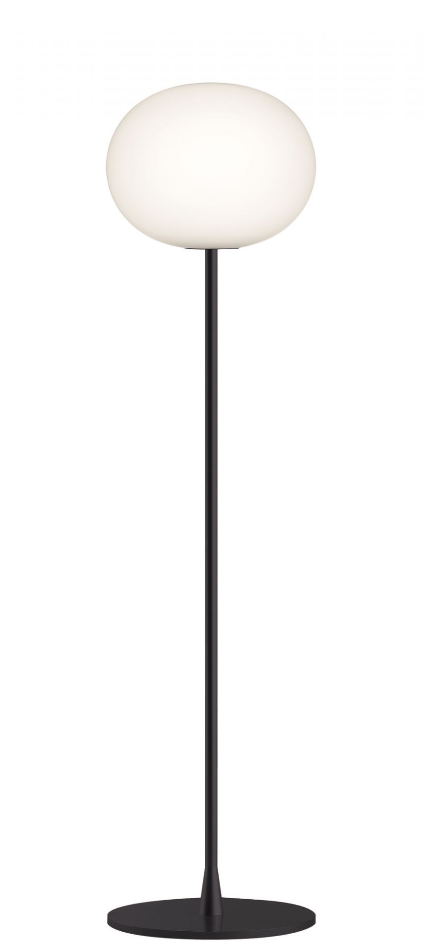 Glo Ball Floor Lamp Black Flos