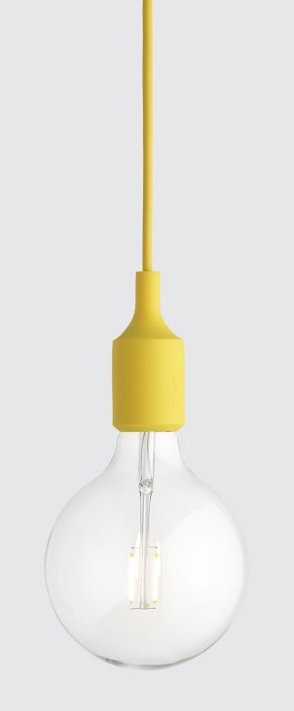 E27 Socket lamp Pendant light LED Yellow Muuto SINGLE PIECES