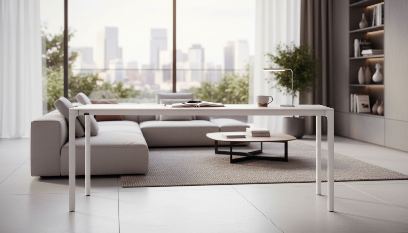 Maki extendable table Kristalia