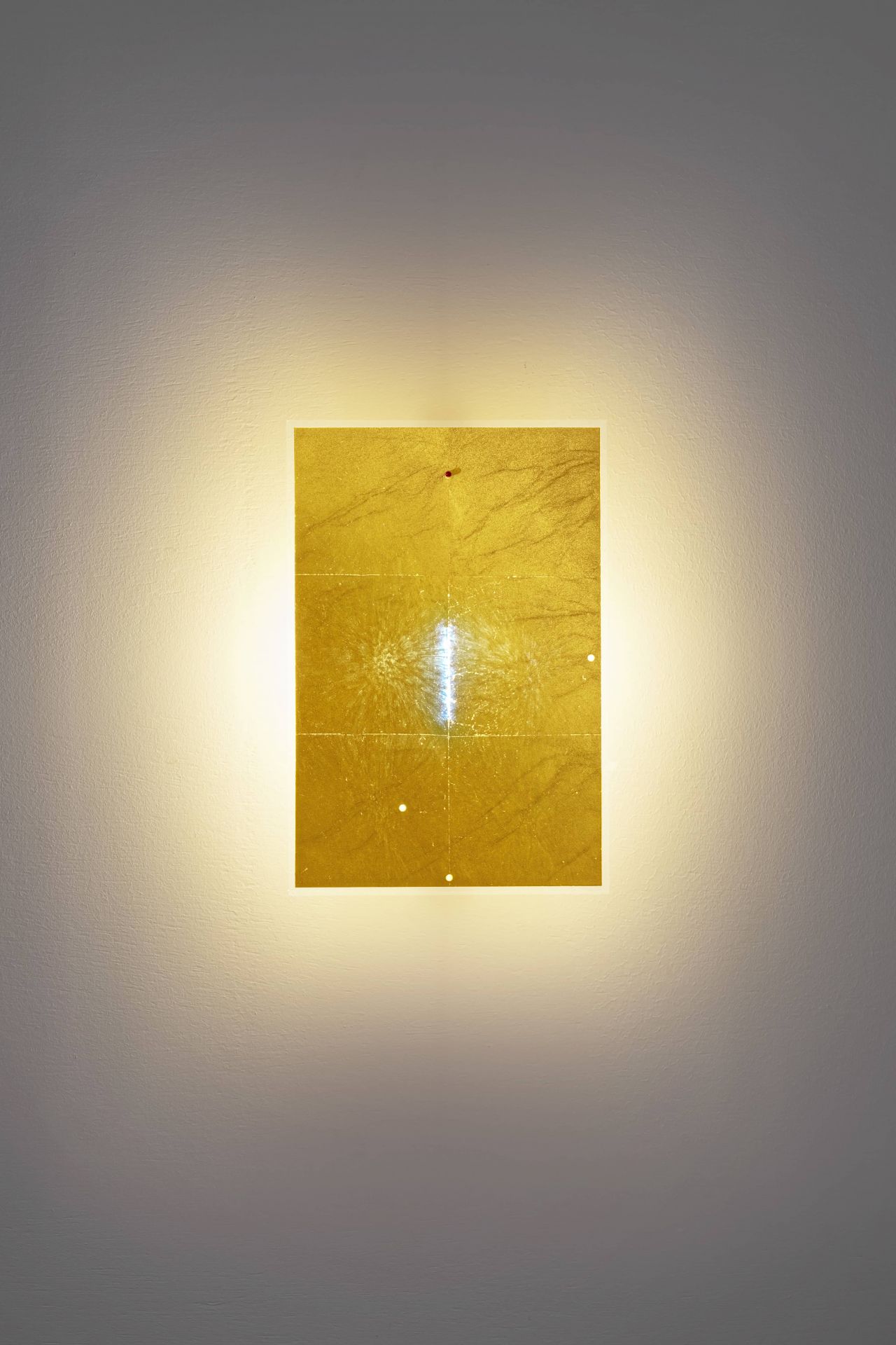 24 Carat Blue Flat Wall Lamp Ingo Maurer 