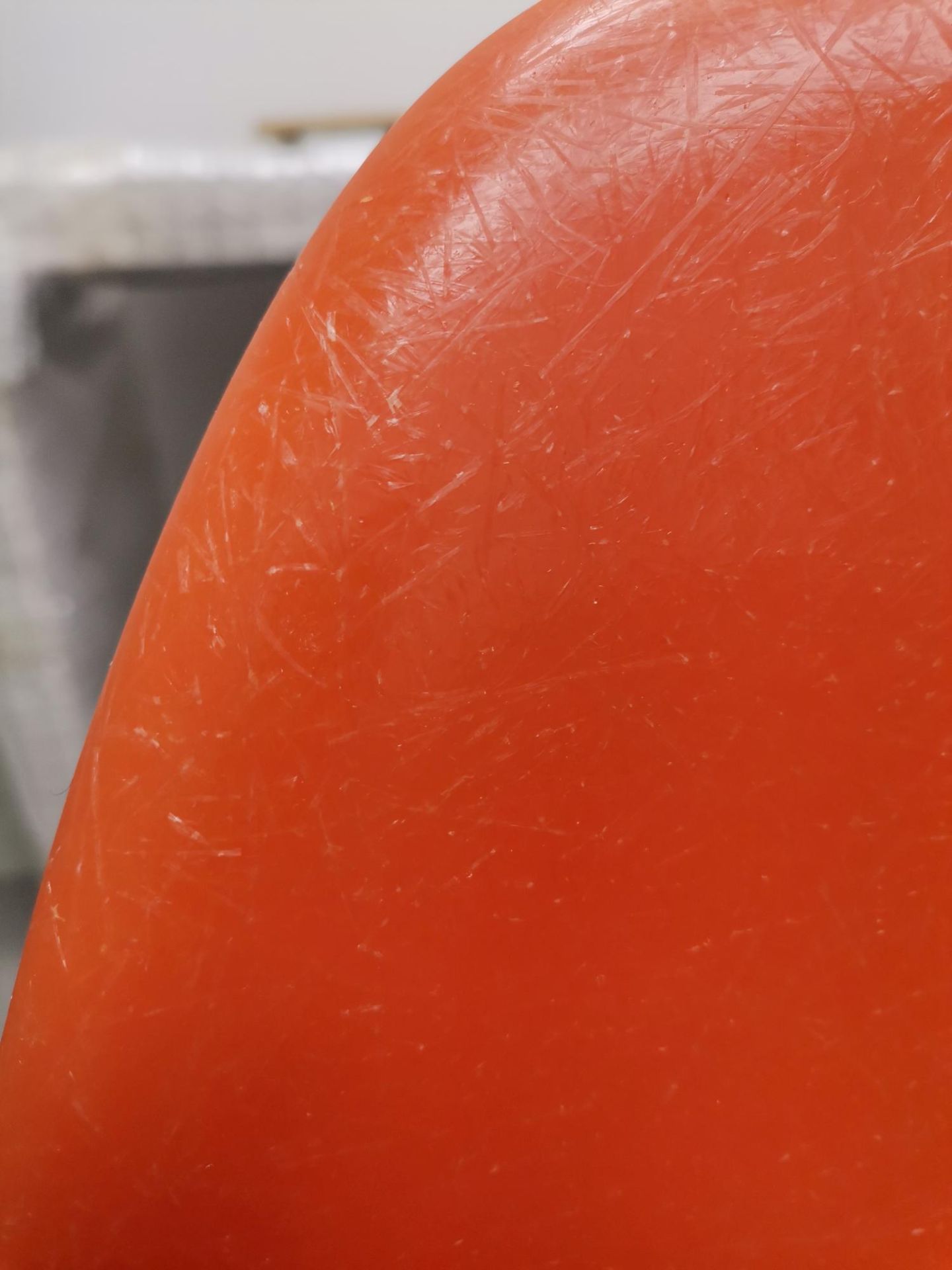 Eames Fibreglass Side Chair La Fonda Red Orange Vitra LIMITED EDITION COLD EXEMPLARY