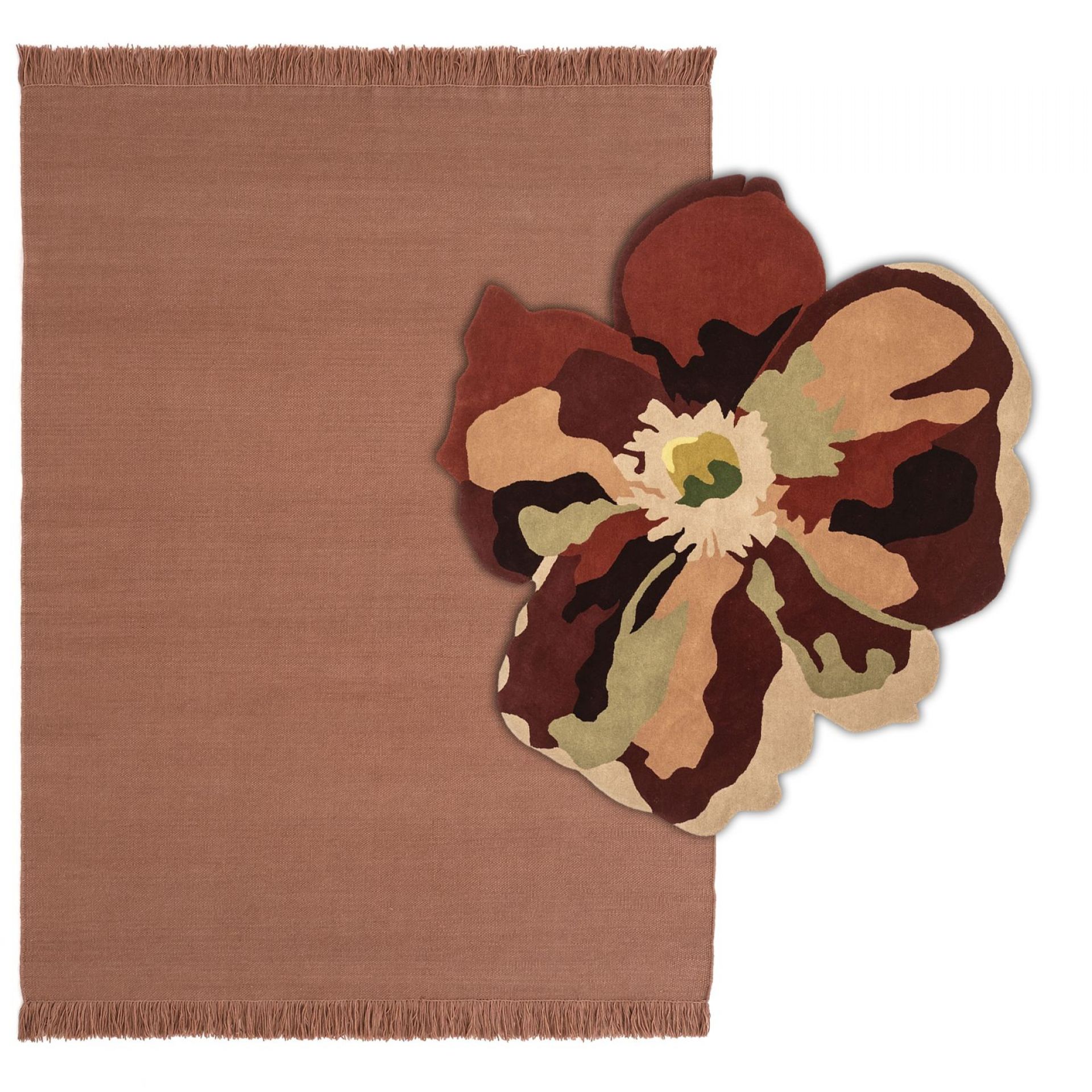 Flora Bloom 2 Carpet 170x150 cm Nanimarquina