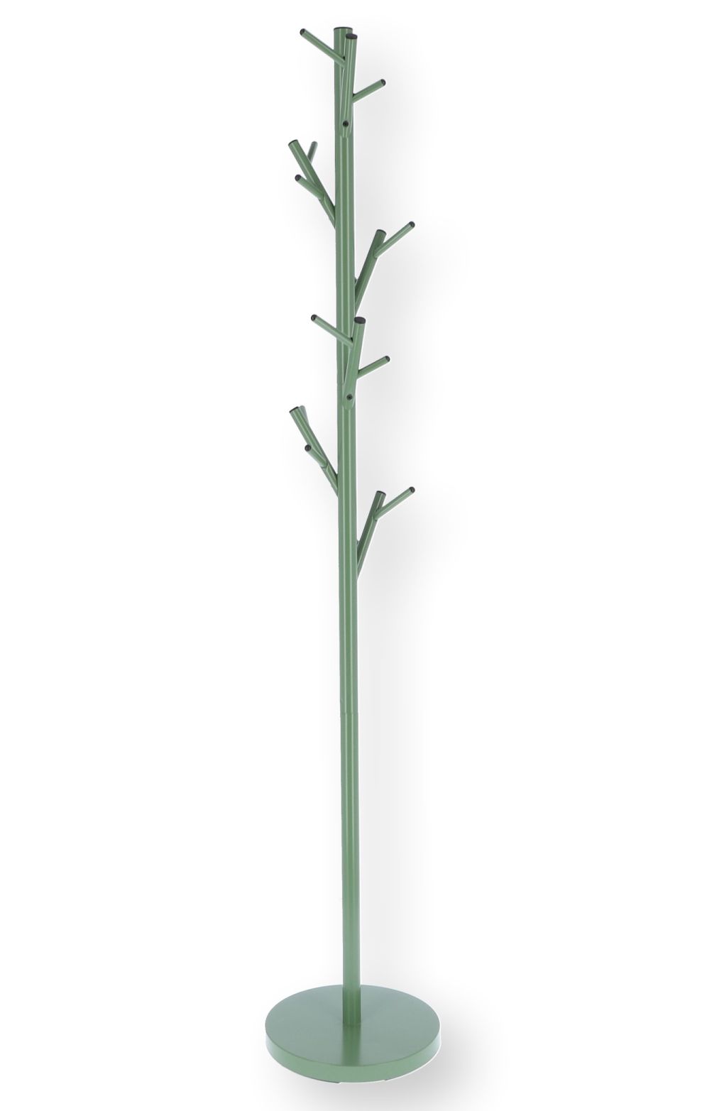 Grüner Tree Kleiderständer von Jan Kurtz, moderner Garderobenständer in Baumform für Flur und Diele.