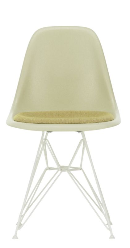 Eames Fiberglass Chair DSR Chair with Seat cushion Vitra