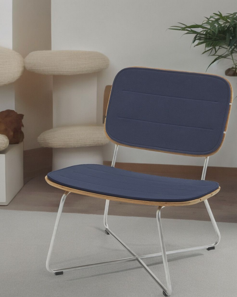 Lilium Lounge Chair Chair Cushion Outdoor Skagerak by Fritz Hansen