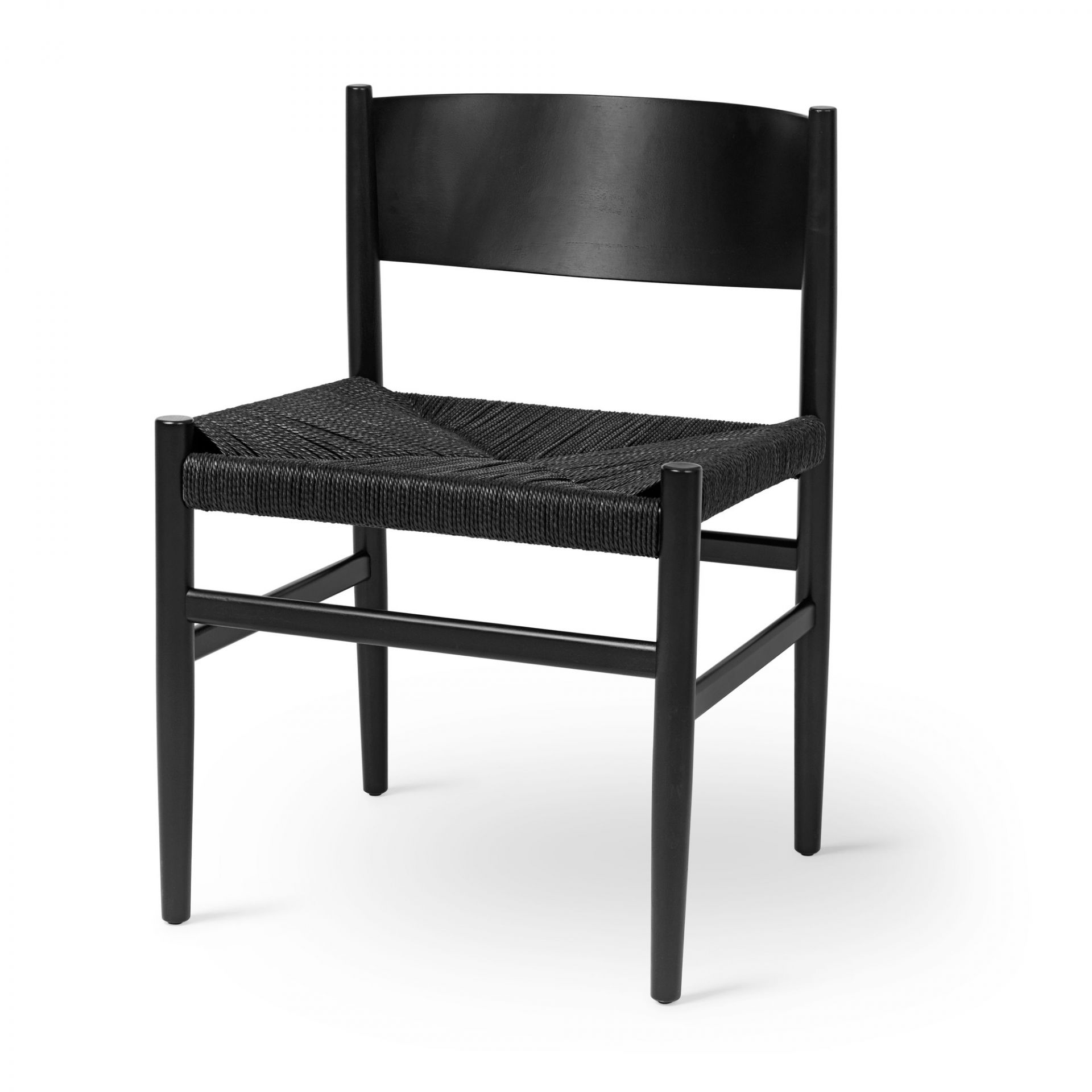 Nestor Chair without Armrest Mater beech black