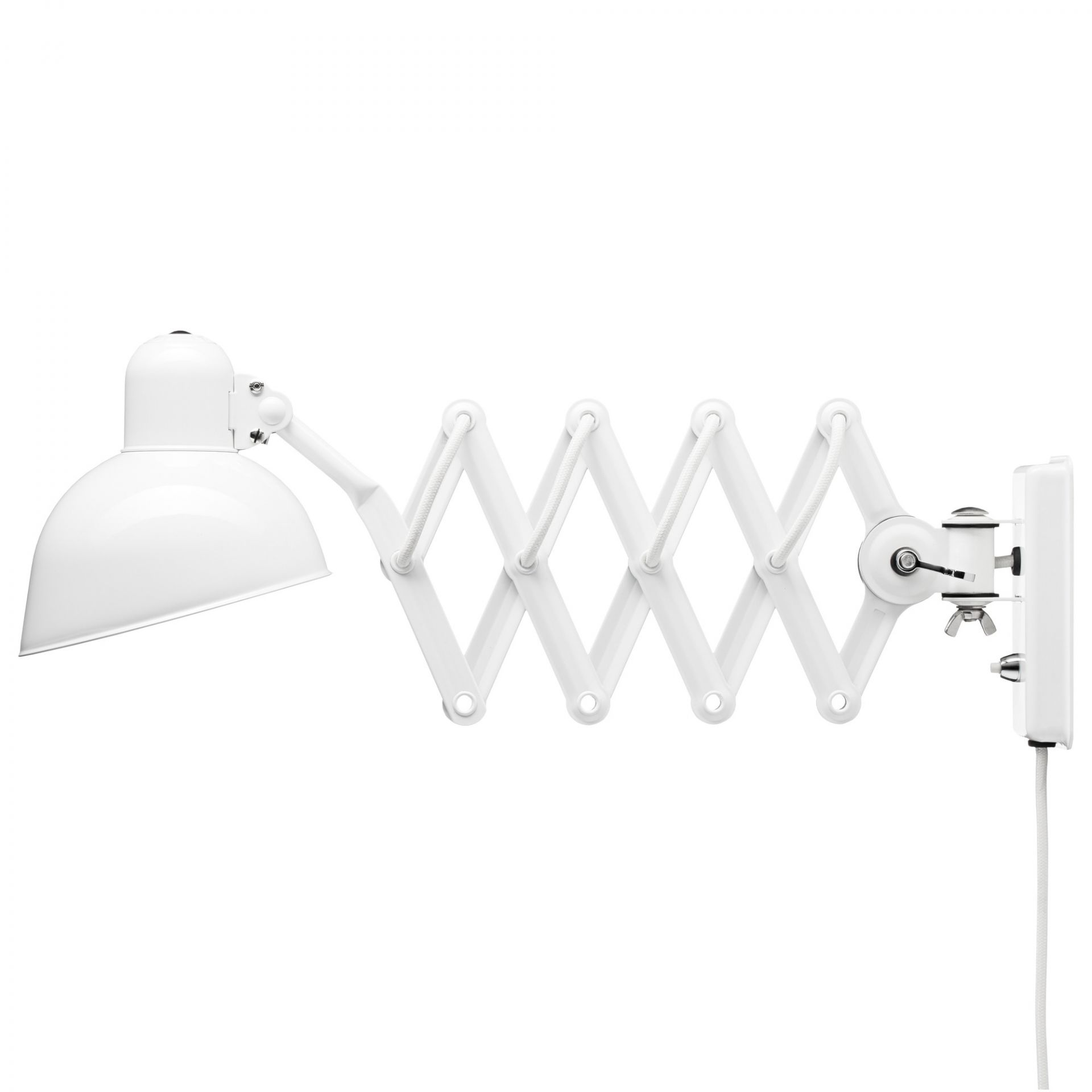 6718 Scissor lamp KAISER idell Fritz Hansen white