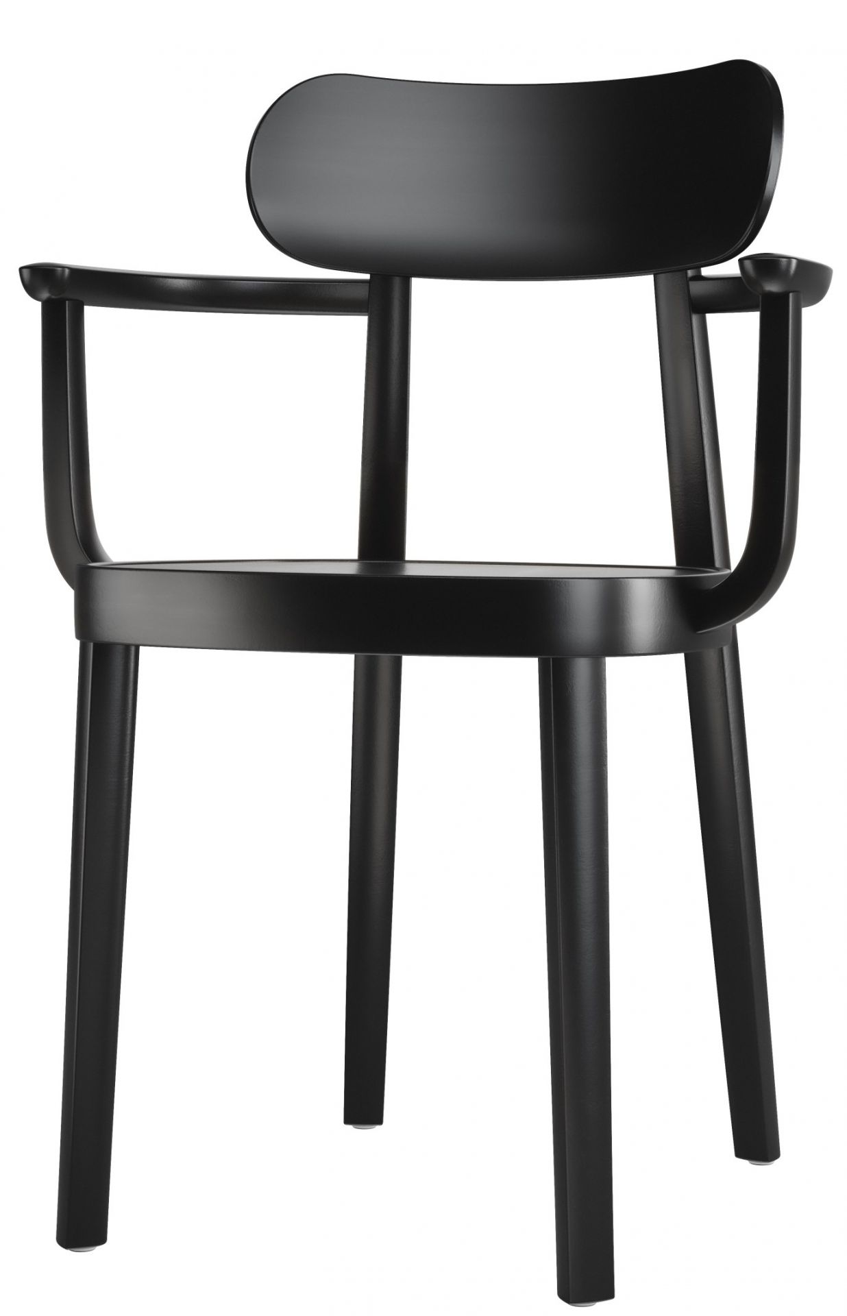 Wooden chair with Armrests 118MF / 118 MF Thonet