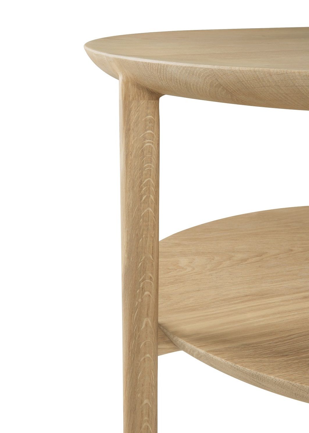 Bok Coffee table long Oak 1 shelf Ethnicraft