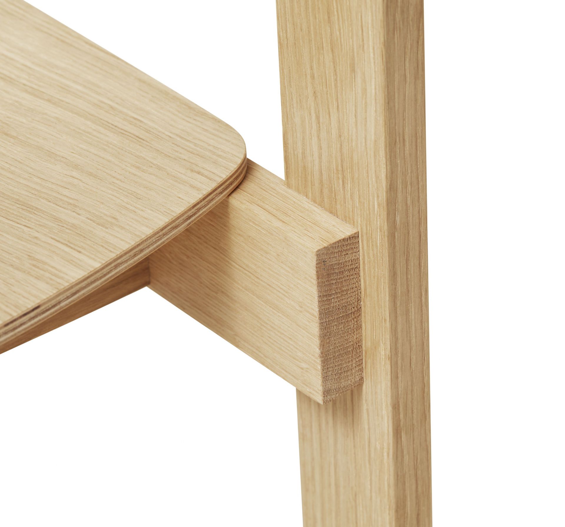 Blueprint Chair white oiled oak Form & Refine
