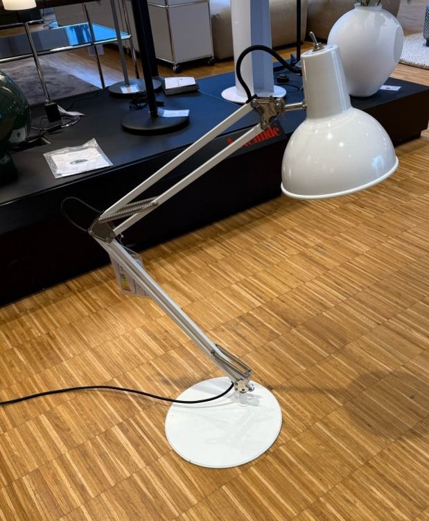 Spring Balanced spring-loaded cable lamp Table lamp WHITE Midgard EXHIBITION PIECE