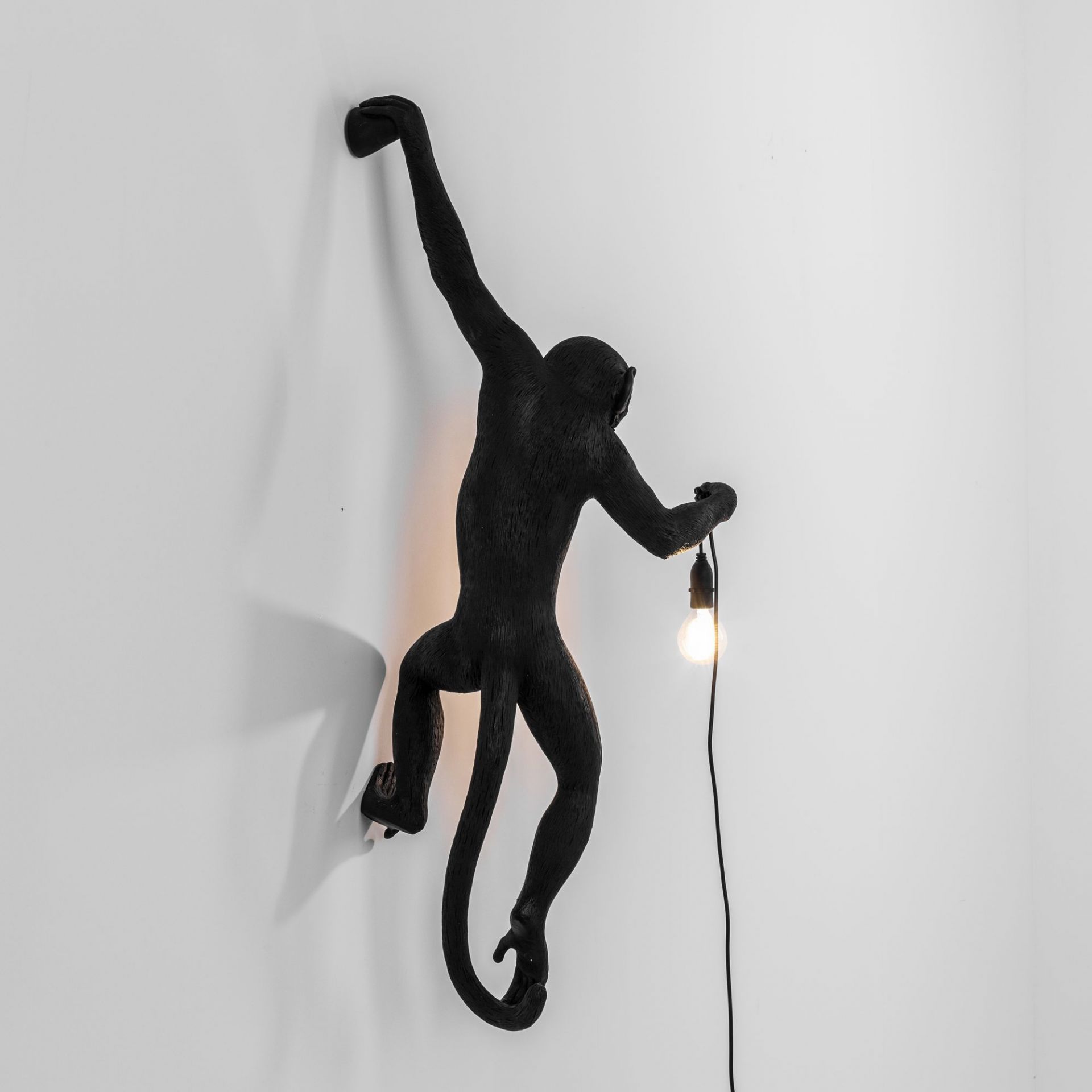 Monkey Lamp Black Wall light Outdoor Seletti SINGLE PIECES