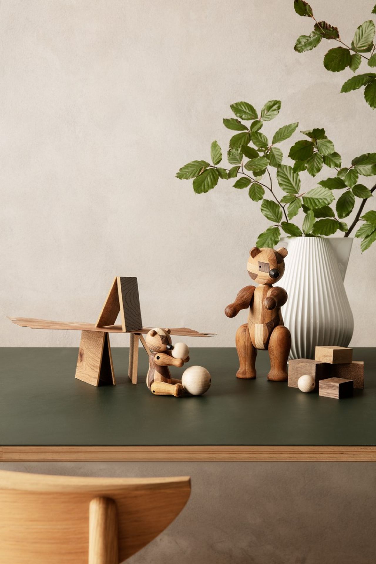  Anniversary Little Bear wooden figure Kay Bojesen SINGLE PIECES