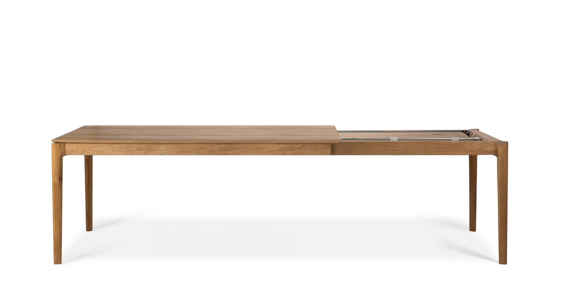Bok Extendable table teak W 180 x D 90 x H 76 cm Ethnicraft SINGLE PIECES