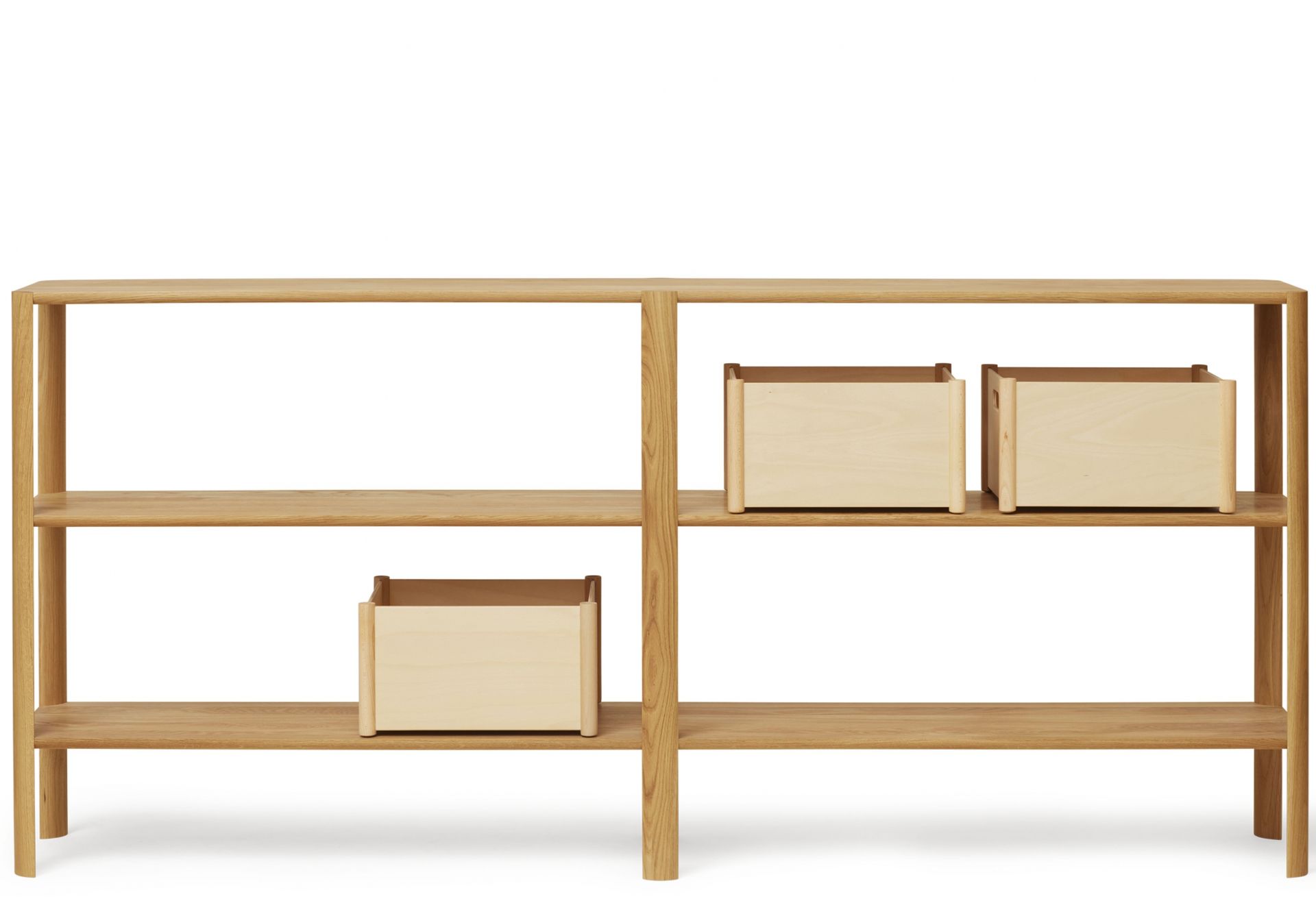 Leaf Shelf 2x3 Oak oiled Form & Refine