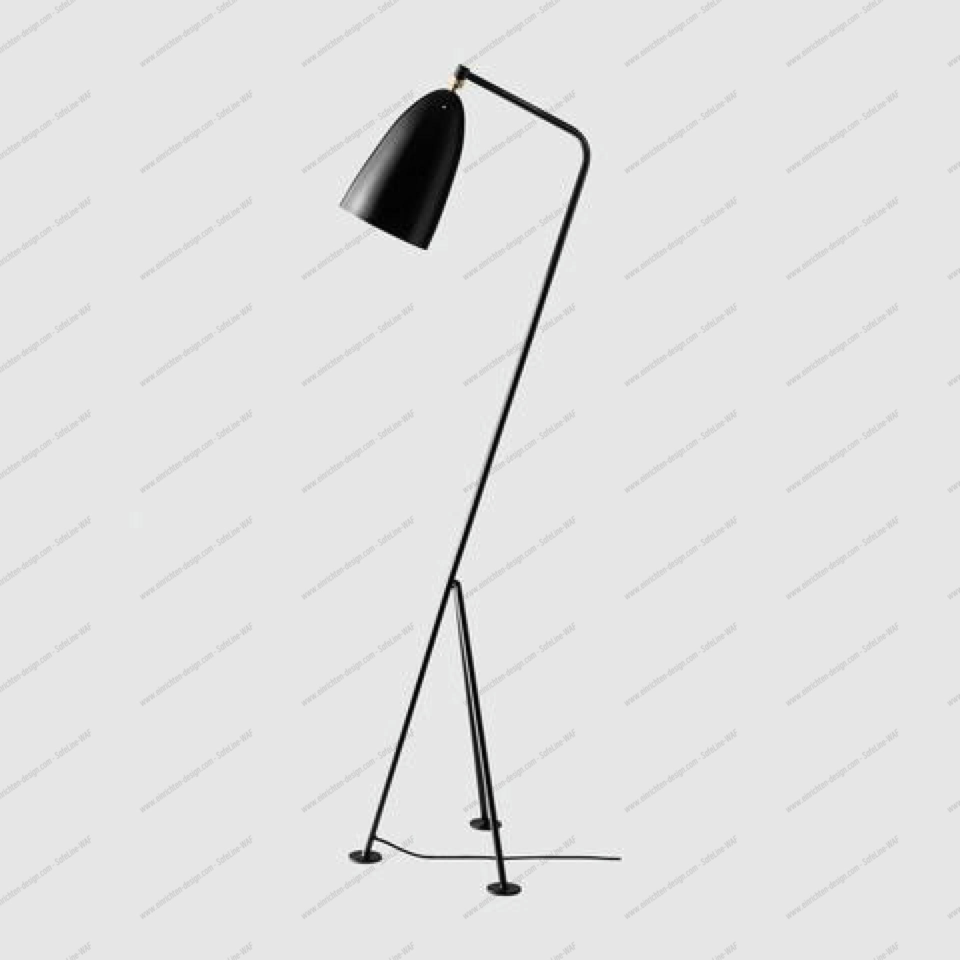 Gräshoppa / Grashoppa Floor light black Gubi