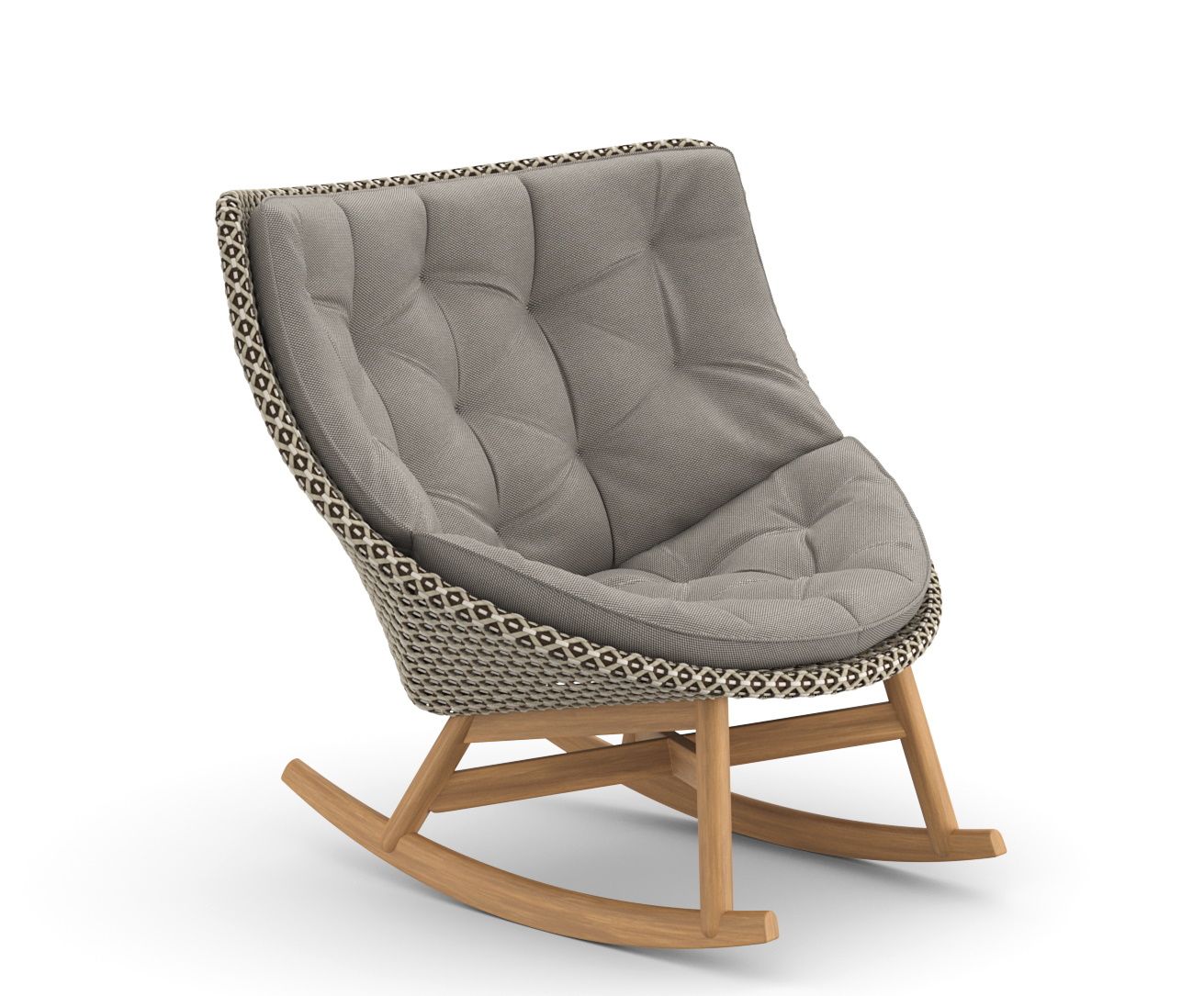 Mbrace rocking chair rocking chair incl. cushion Dedon