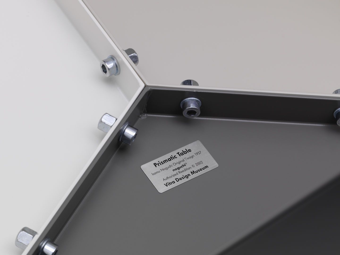 Prismatic Table side table, geometric design, Vitra